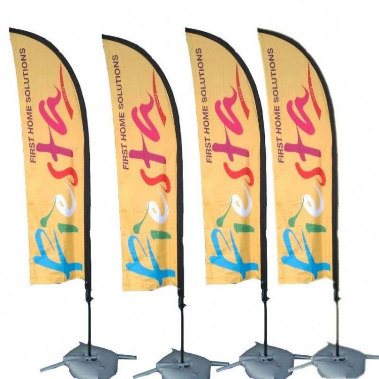 Festival Feather Flags Football Beach Flag (5)